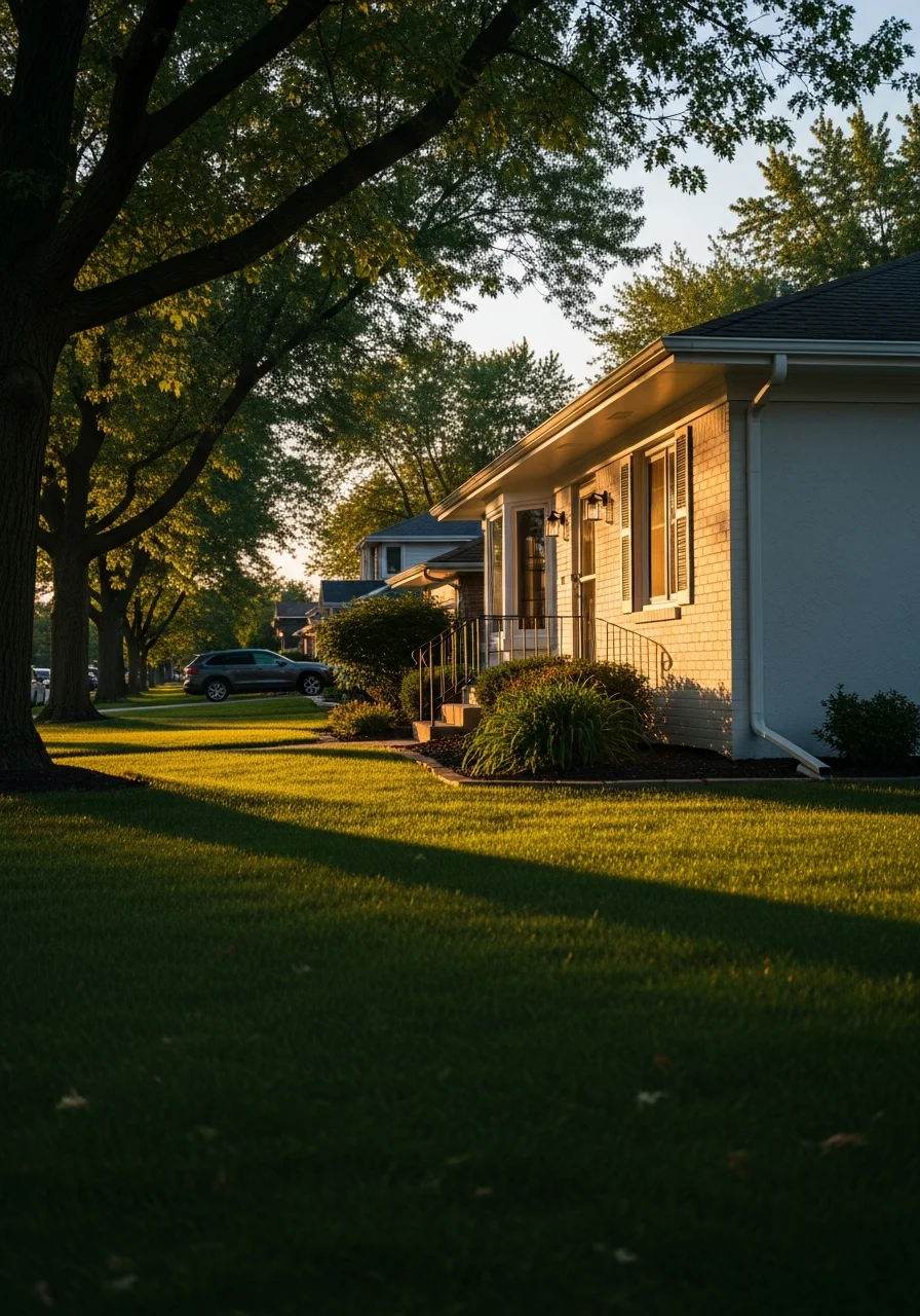 Bolingbrook home exterior showing modern construction and community development.