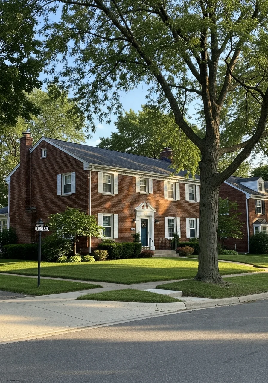 Downers Grove home exterior showing quality maintenance and neighborhood pride.